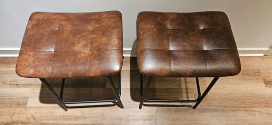 COUNTER BAR STOOLS SET OF 2