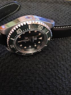 STEEL DIVE GREEN /LUME DIAL WATCH