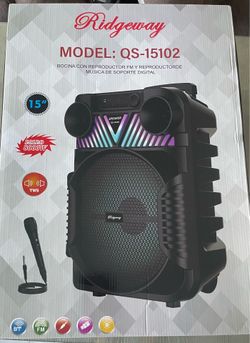 Ridgeway QS-15102 portable speaker