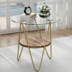 Glass Side Table