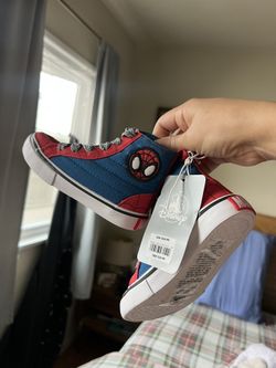 Brand New // Disney Store Spider-Man High Top Sneakers