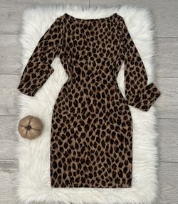 Leopard Print Dress (large)