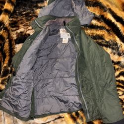 The North Face Green Puffer Jacket 