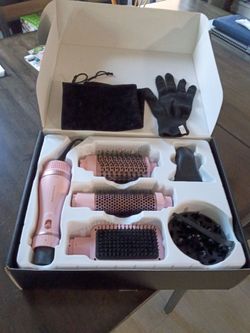 "Way talk" 5-in-one Professional Hot Air Brush kit