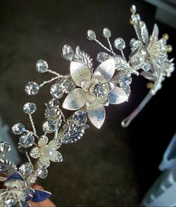 Floral Hand Wired Tiara