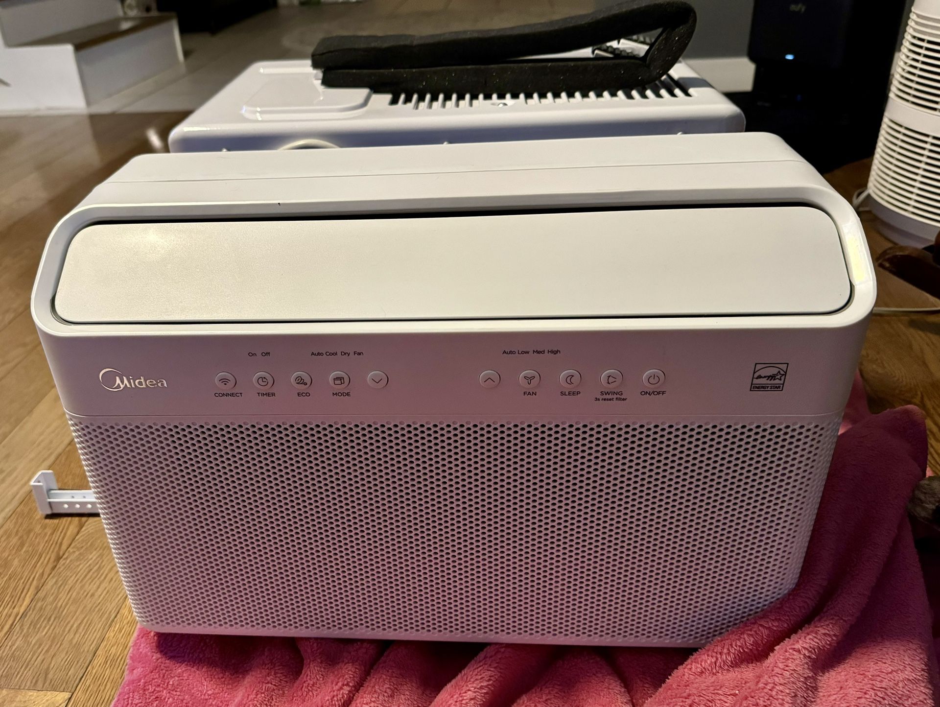 Midea 12000 BTU & Midea 8000 BTU Smart Inverter Window Air Conditioner (2 units)