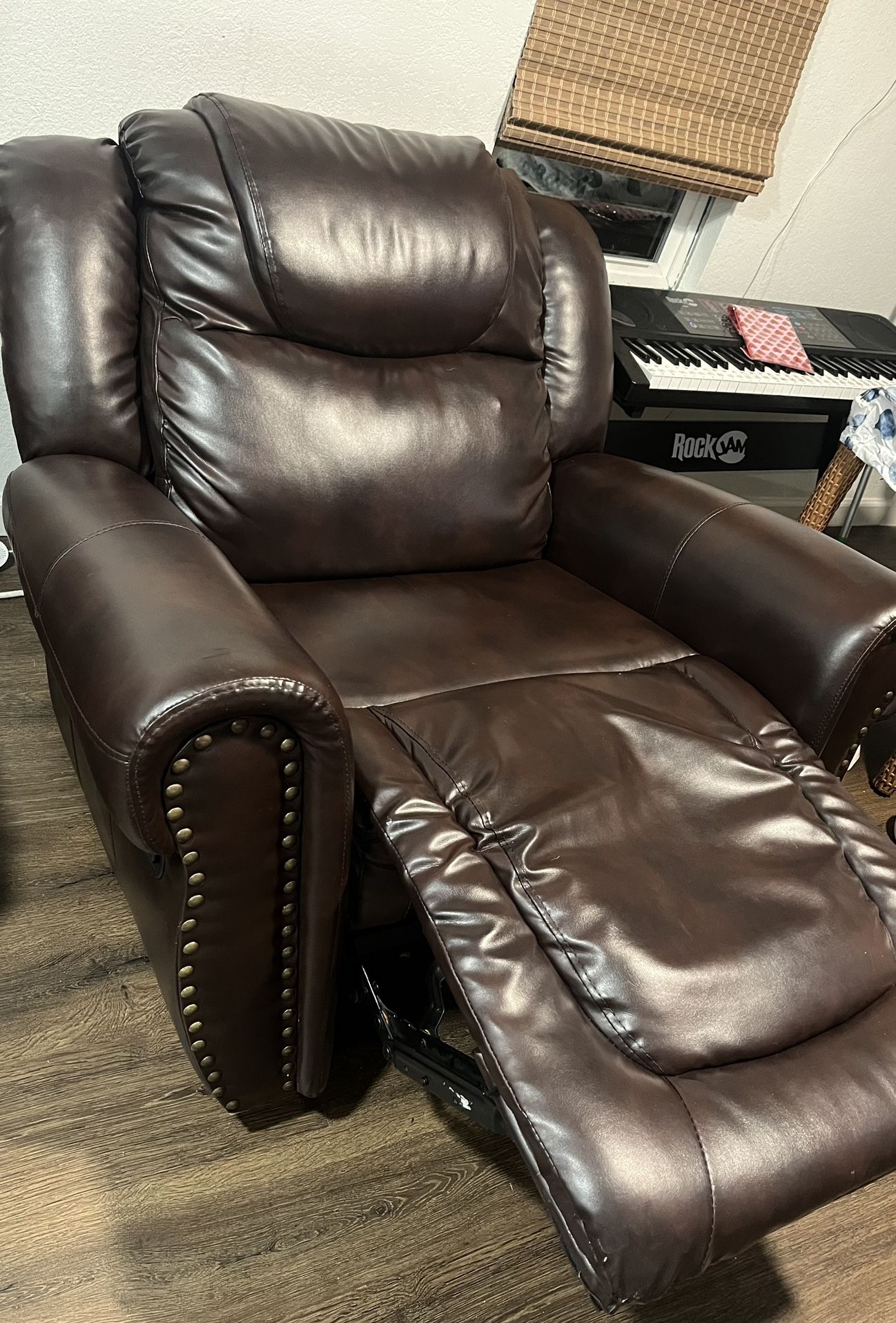 Dark Brown Recliner Sofa Chair