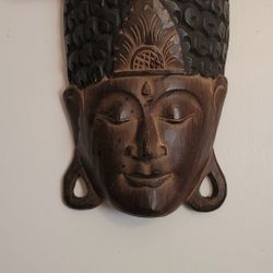 Brand New BUDHA WALL DECORATION WOOD 