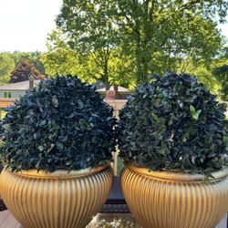 Very Nice 2 Pots With The  Green 