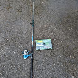 Shakespeare Pier & Surf Rod / Reel With Tackle