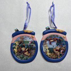 Disney Bradford Editions 1998 Winnie the Pooh Ornaments Collection