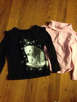 2 long sleeve tops 24 months