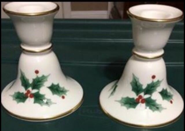 Set of 3" Mikasa Taper Candle Holders