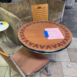 Mickey Table With 2 Chairs