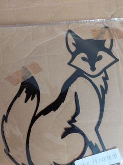 Fox metal decor
