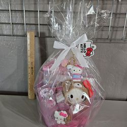 Hello Kitty Basket Graduation Gift 