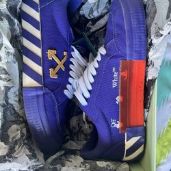 OFF-WHITE Low Vulcanized Violet Yellow Canvas