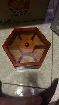 Solid Wood Box Chinese Divided Grid