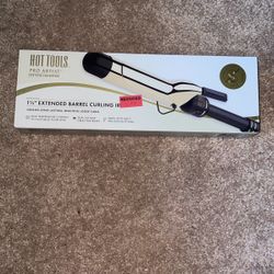 Hot Tools 24k Gold 1 1/2” Extended Barrel Curling Iron