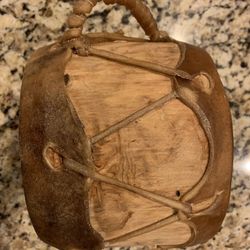 handmade leather , hand drum