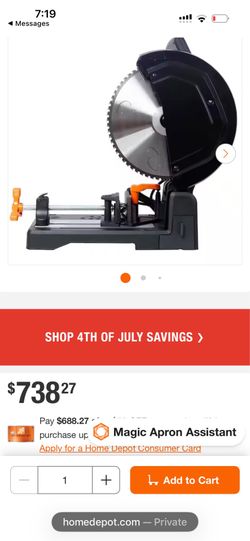Metal cutting chop saw