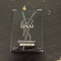YSL Black Opium Le Parfum .25 Fl Oz New Unopened