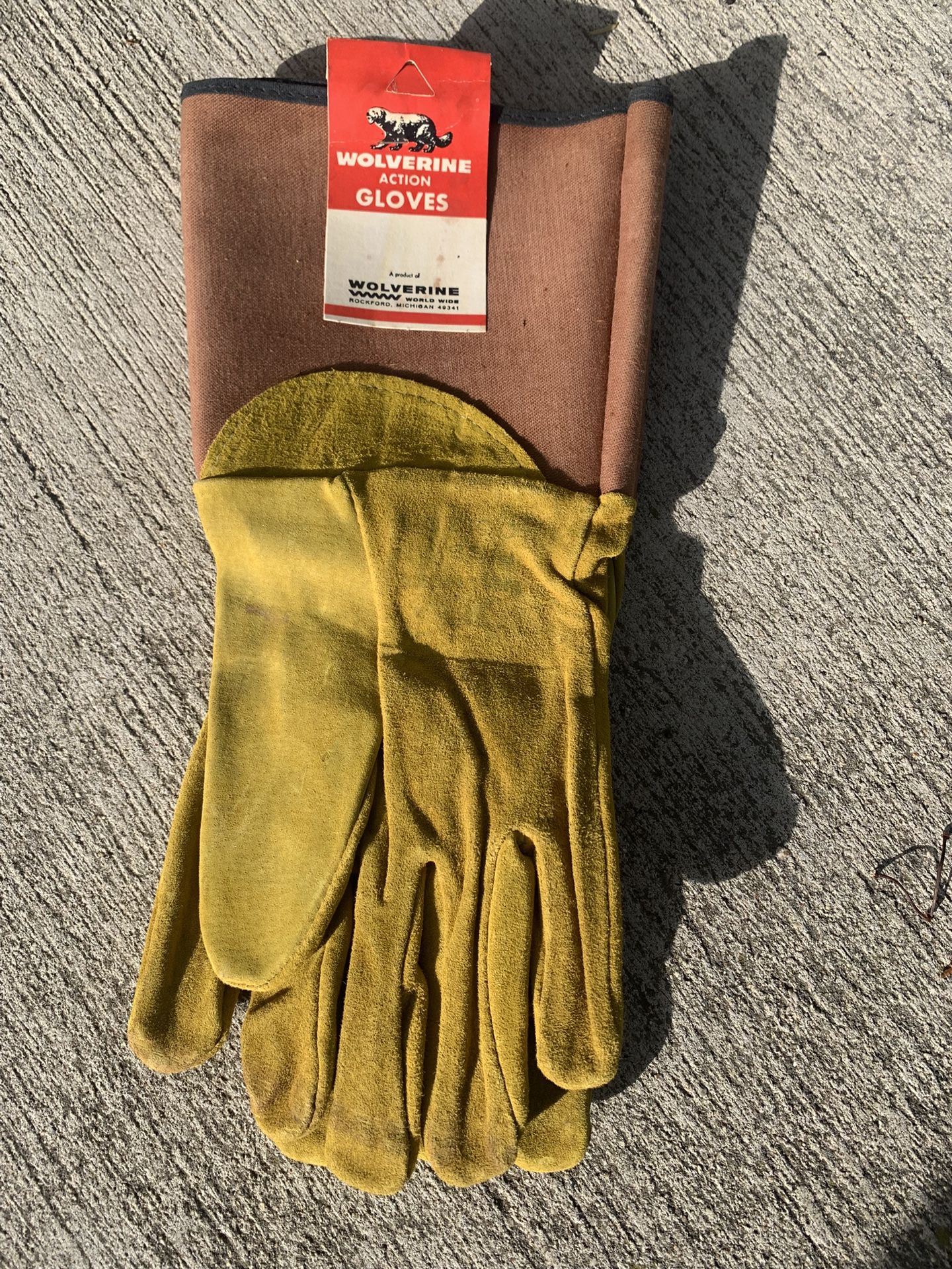 Quality Wolverine Pigskin Leather Gloves Size Large