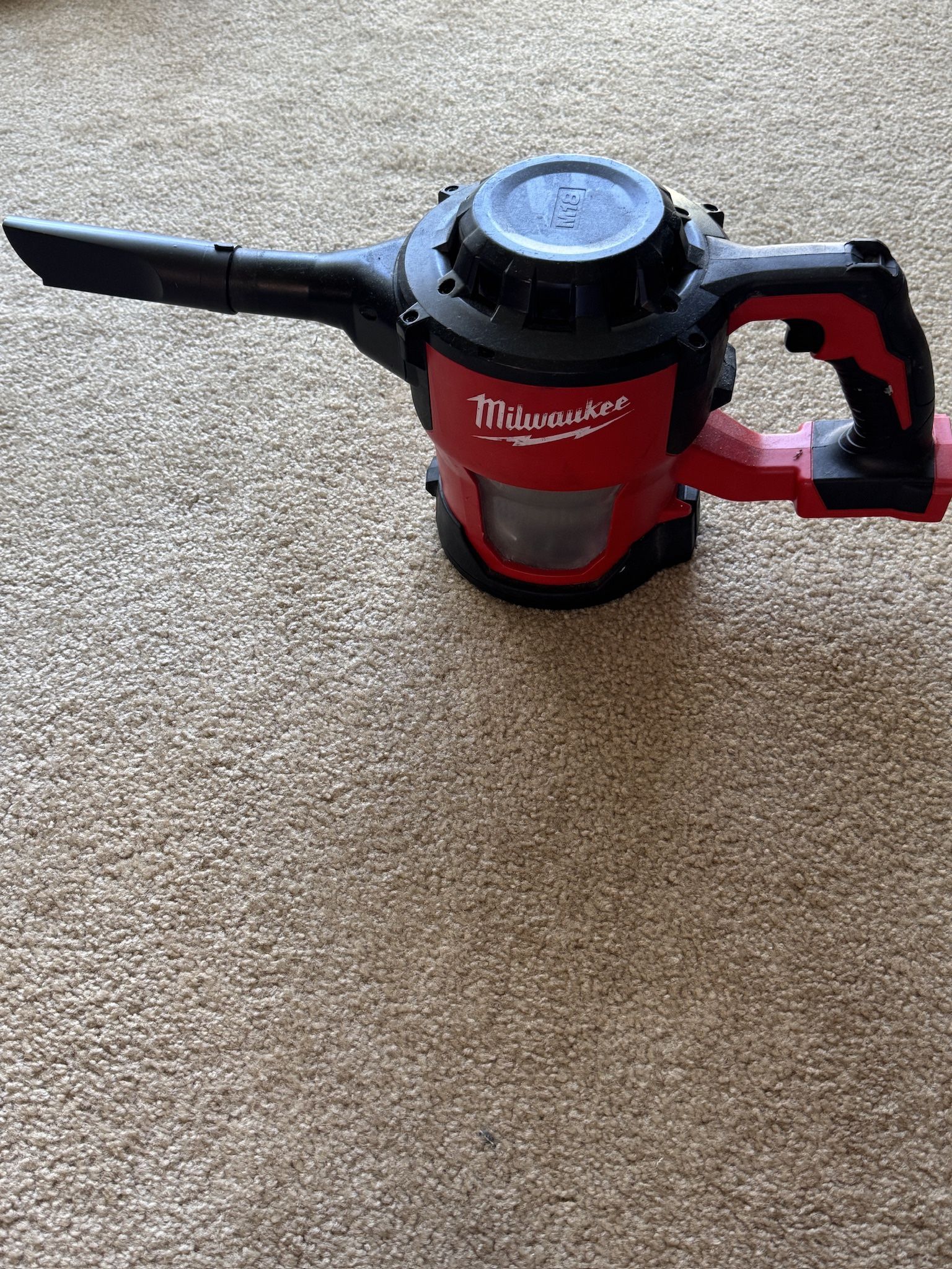 Bagless M18 18-Volt Lithium-Ion Cordless HEPA Compact Handheld Vacuum (Tool-Only