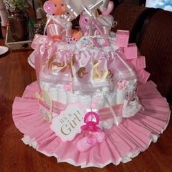 Diaper Cakes And Gift Baskets Made To Order. 