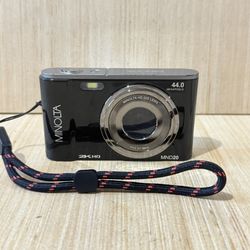 Minolta MND20 44 MP / 2K Ultra HD Digital Camera w/Charger-MemCard Tested Good! 
