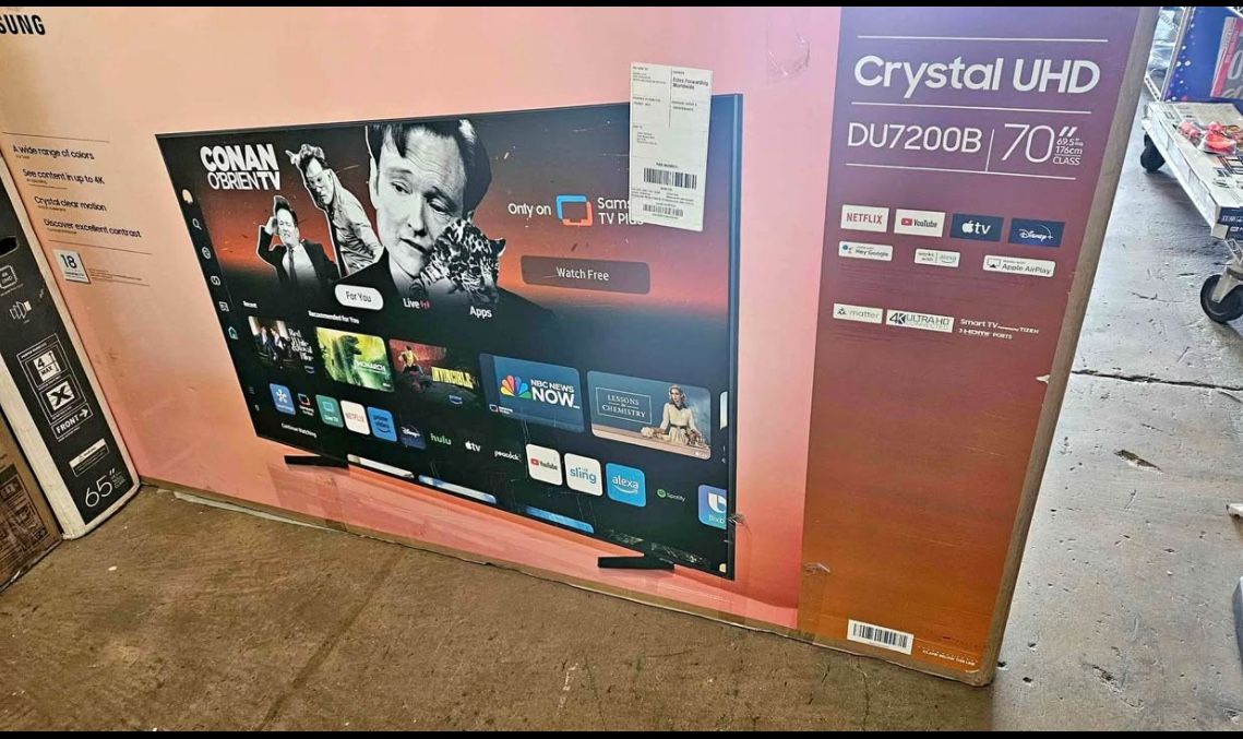 70in Samsung Smart 4k TV. BRAND NEW,New Products : American Fashion Style Bags On Sale
