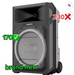 Monster X6 All-in-One PA Bluetooth Speaker System