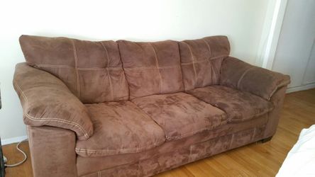 3 piece set Brown Sofa, Love Seat and Ottomon 3 piece set
