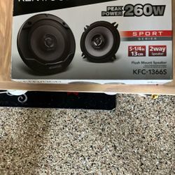 Kenwood  5 1/4 Coax Speakers