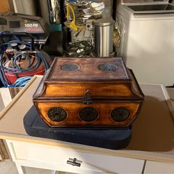 Wooden storage box