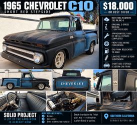 1965 Chevrolet C10 Short Bed Stepside Truck