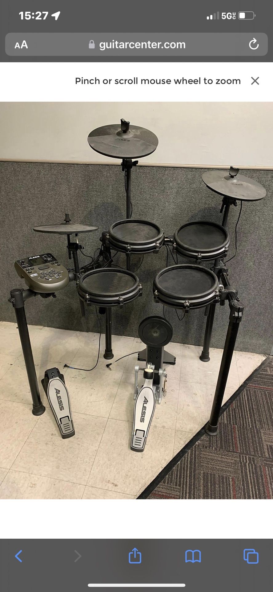 Alesis 8 Piece Electric Drum Set  Nitro Dm7x 