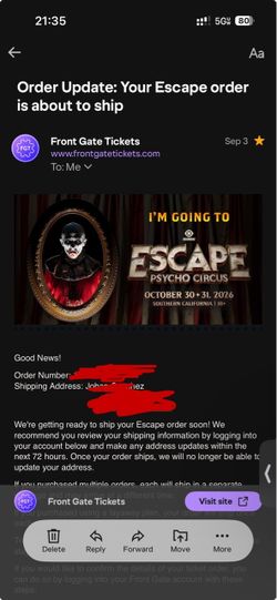 Escape 2 day GA
