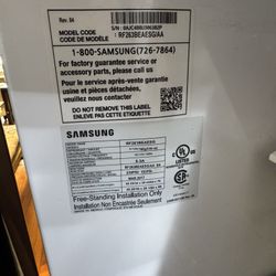 Refrigerator Fridge Stainless steel Grey like New Samsung  