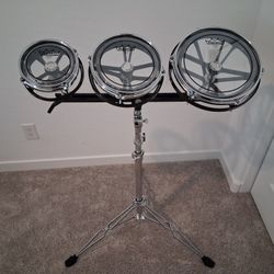 Remo Rototoms 3 Piece Set 8" 10" 12" with stand $250