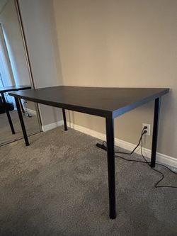 Black Wooden Table/Desk