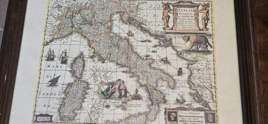 Italian Map Of Italy In Italian Beautiful And Detailed