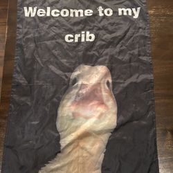 Welcome To My Crib Poster