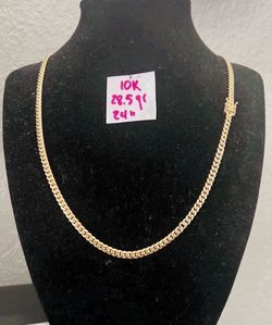 10K Solid Gold 🇨🇺 Links Chain 28.5Gr 24 Inches Long