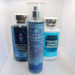 Bath And Body Works Frosted Coconut Snowball 