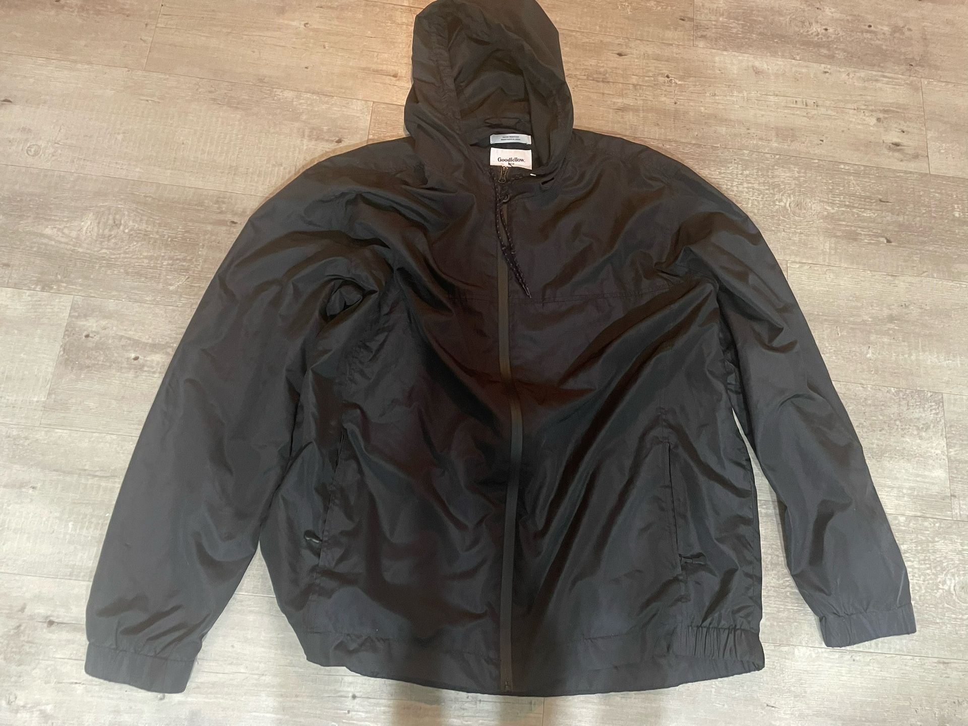 Black Goodfellow windbreaker jacket