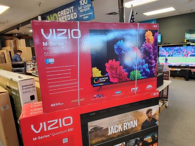 VIZIO 55 INCH QLED M SERIES TV'S IN STOCK BLUETOOTH VOICE SEARCH IN STOCK W/WARRANTY - PAYMENT OPTIONS