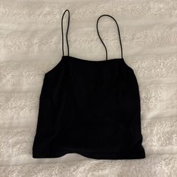 Zara Women's Cotton Cropped Tank XS