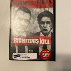 Righteous Kill DVD 