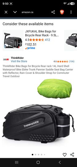 Bike Rear Rack Trunk Bag